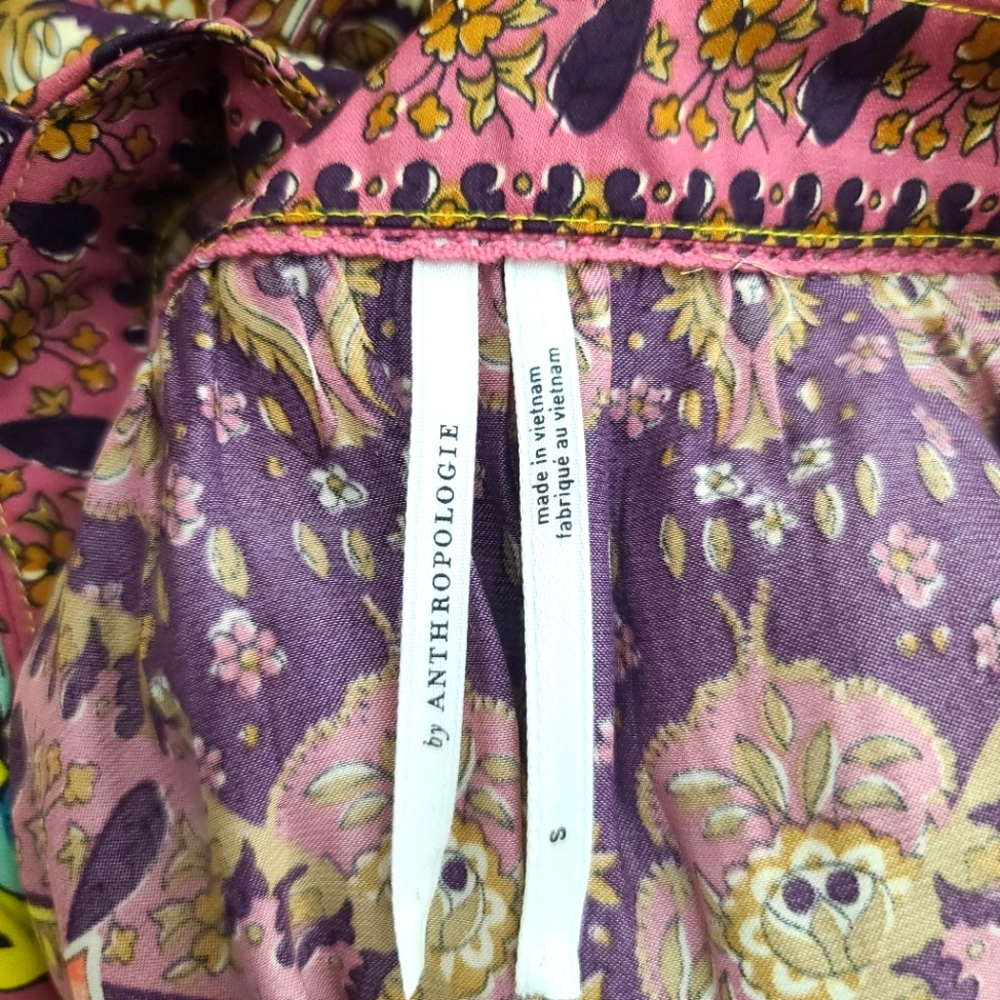 Anthropologie Lovett Tiered  Maxi Dress - Picture 8 of 11